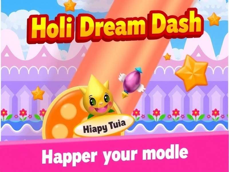 Holi Dream Dash Game Screenshot